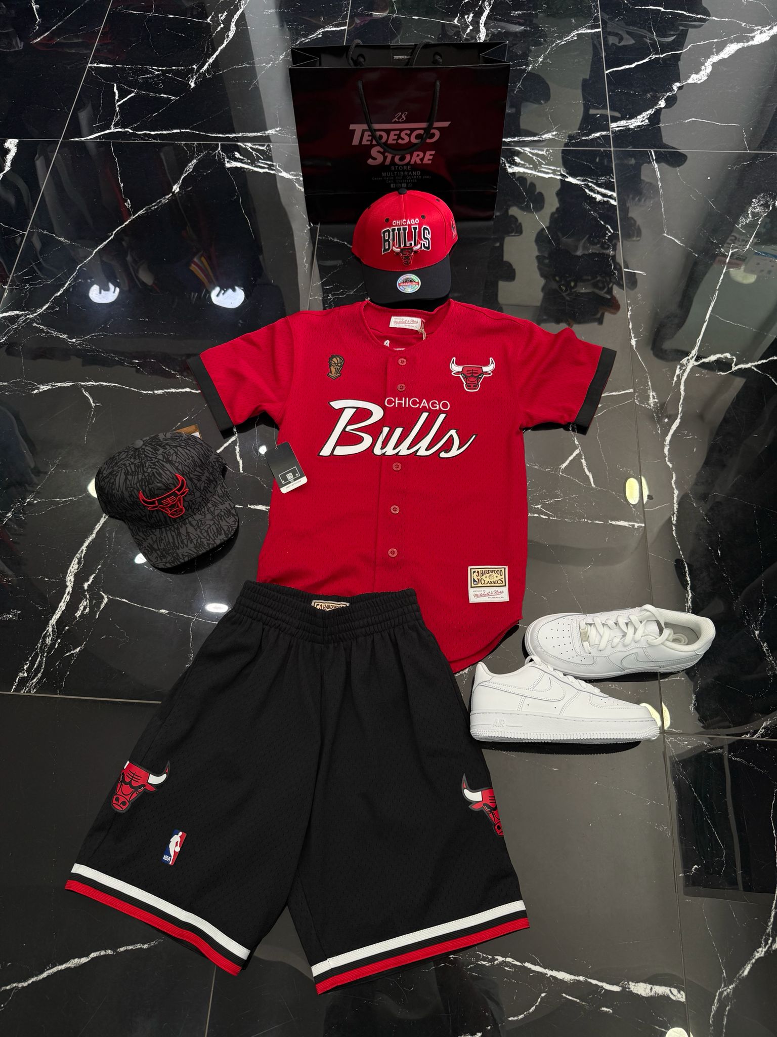 Completo Mitchell&Ness Chicago Bulls