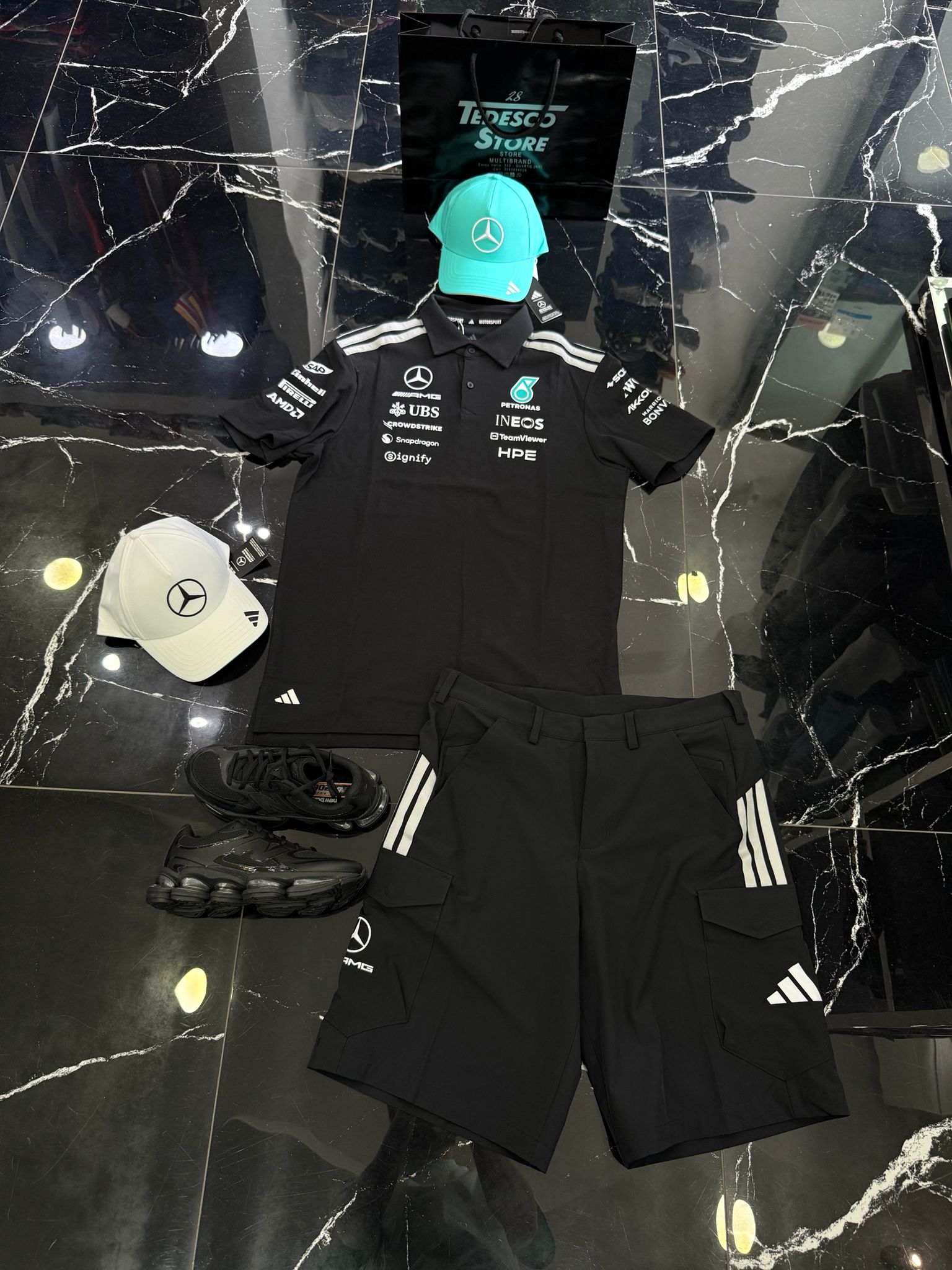 Completo Adidas Mercedes