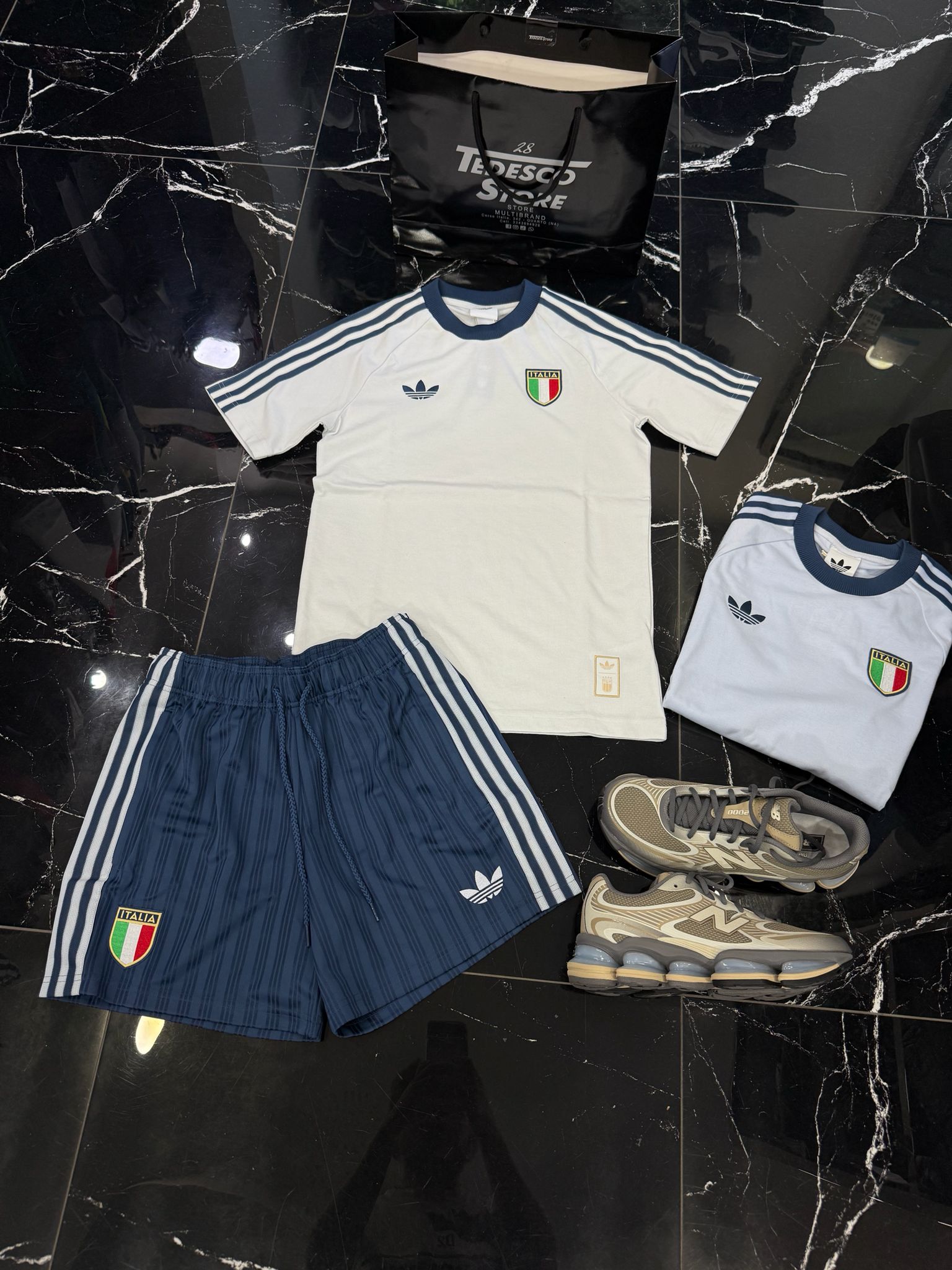 Completo Adidas Italia White