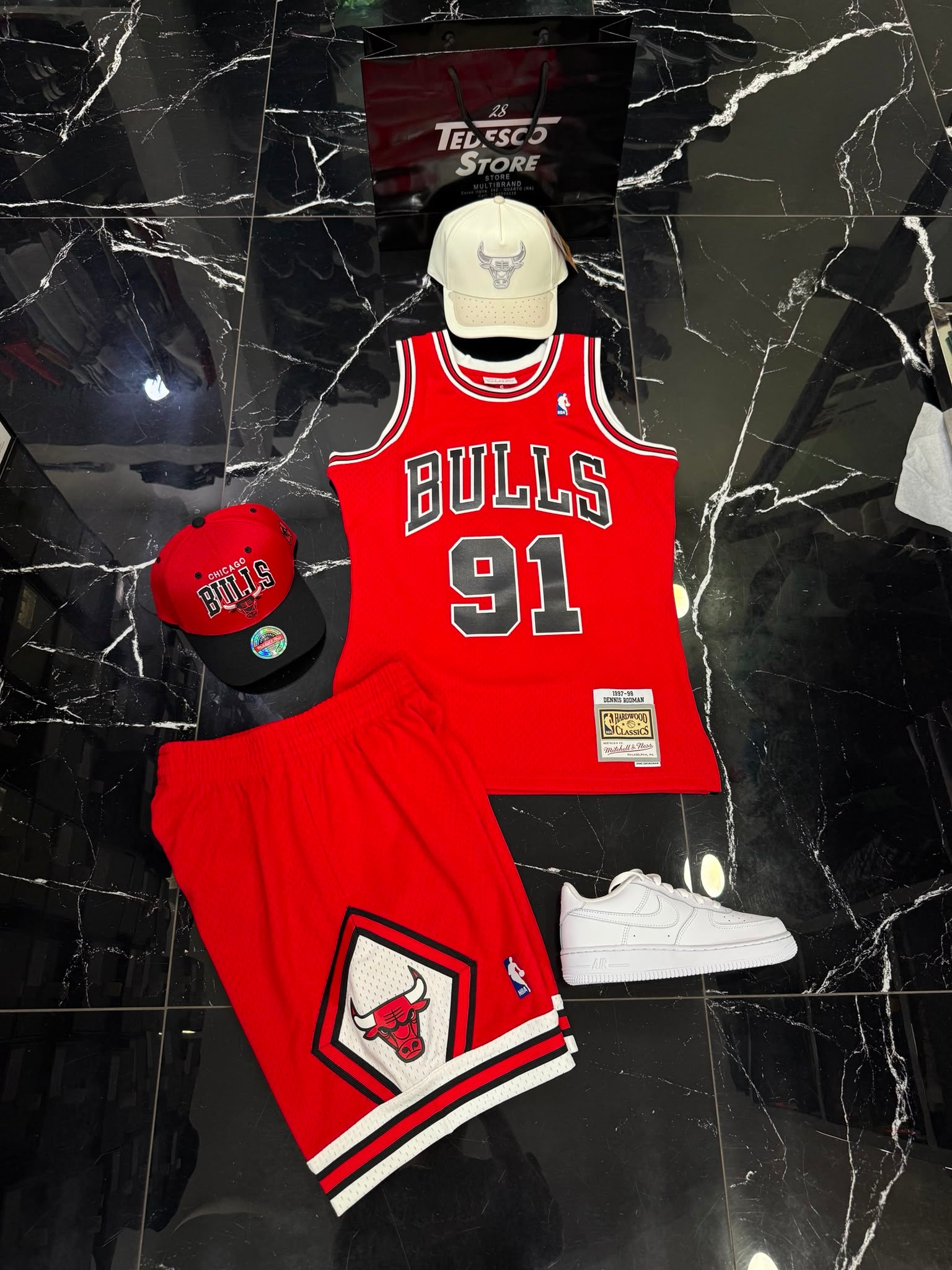 Completo Mitchell&Ness Chicago Bulls