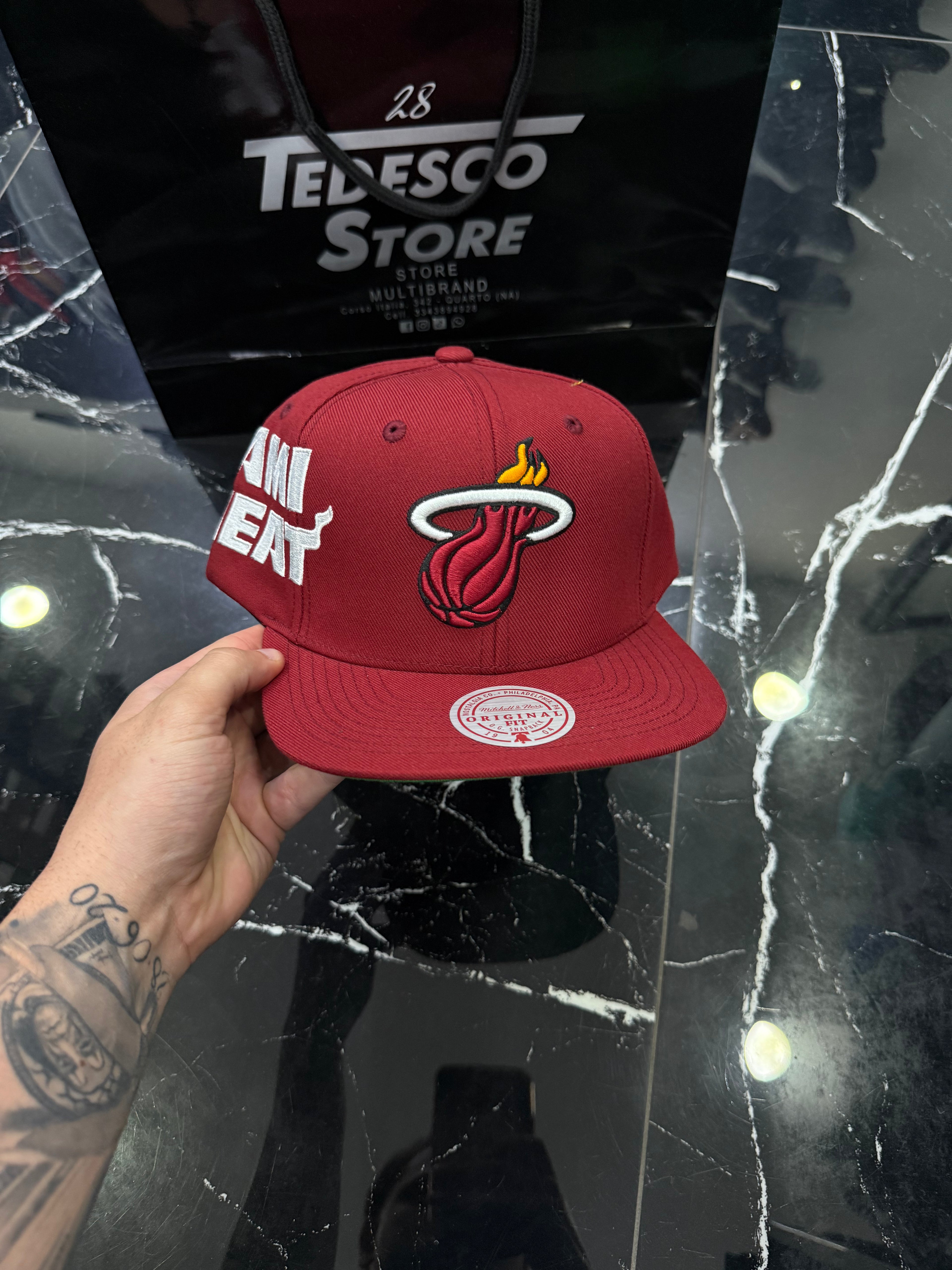 Mitchell&Ness Miami Heat Cap