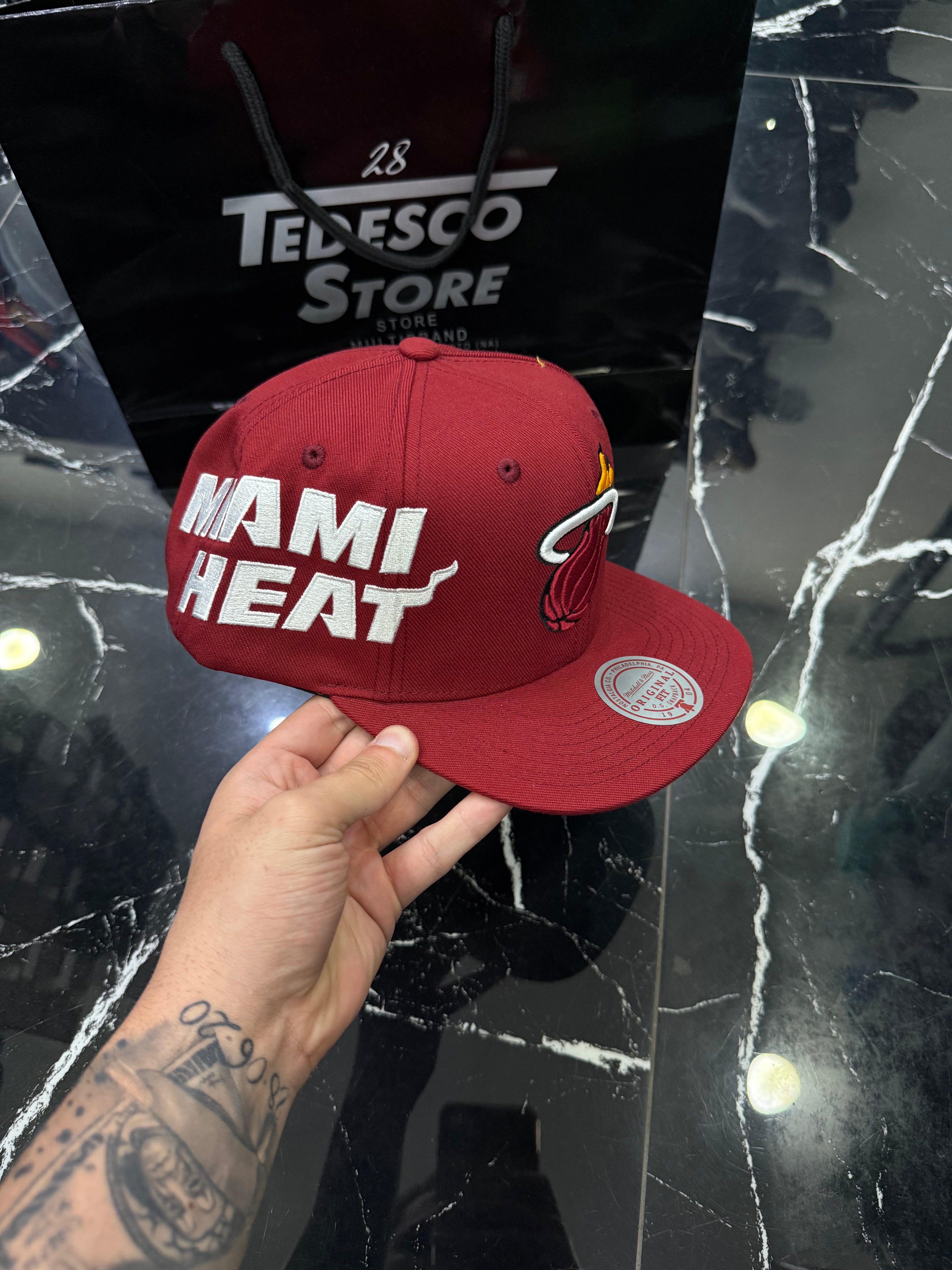 Mitchell&Ness Miami Heat Cap