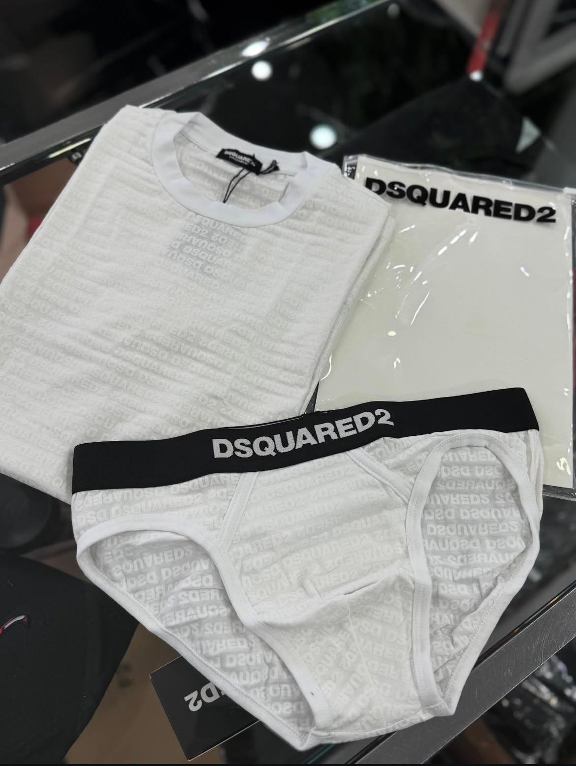Dsquared2 Coordinato T-Shirt e Slip - TedescoStore