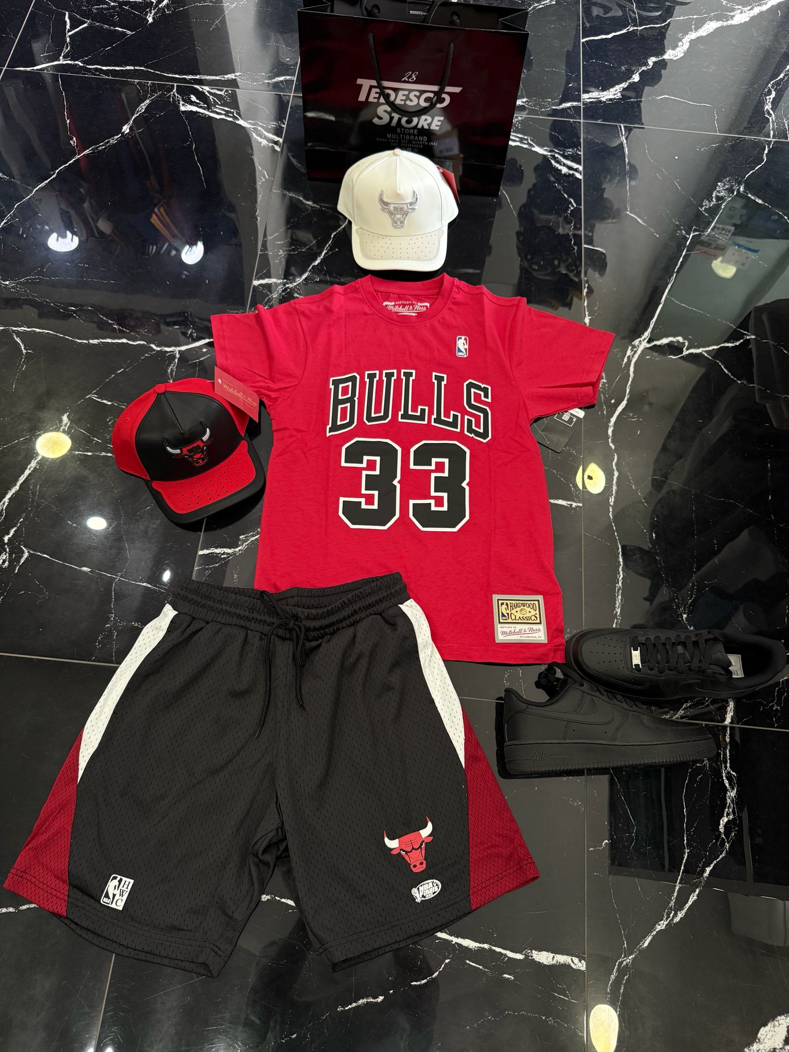 Completo Mitchell&Ness Chicago Bulls