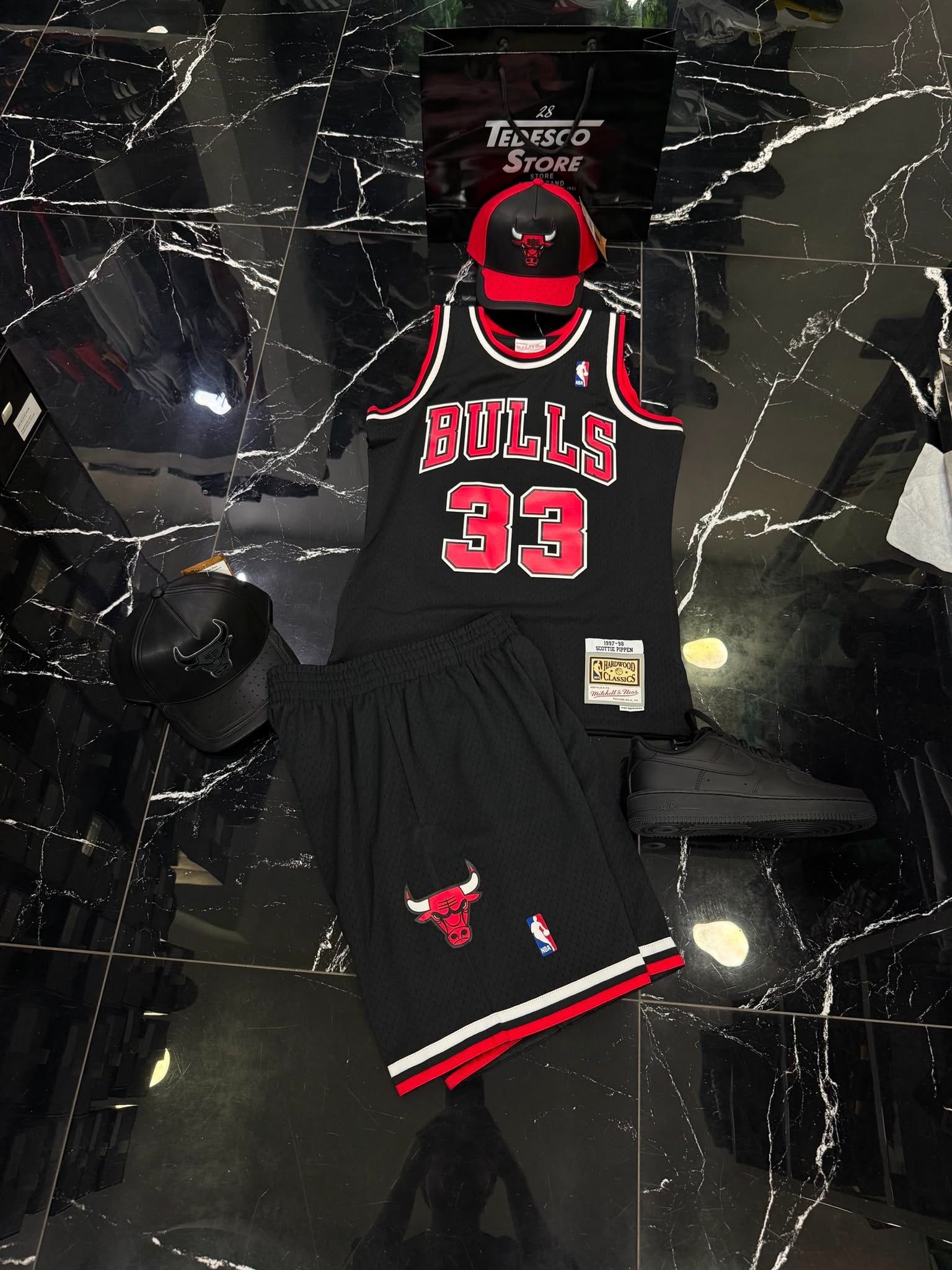 Completo Mitchell&Ness Chicago Bulls