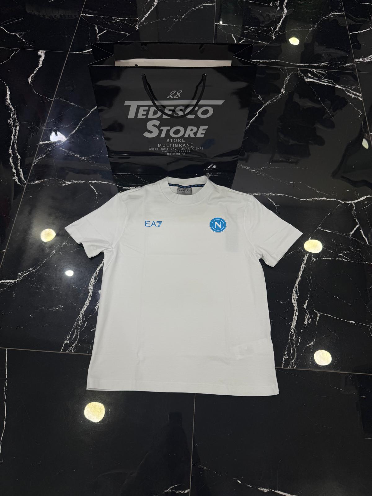 T-Shirt EA7 SSC Napoli - TedescoStore